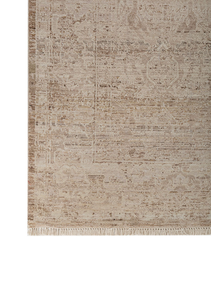 someplace in time ivory wool Hand Knotted Rug - Corner someplace in time ivory wool Hand Knotted Rug - Corner