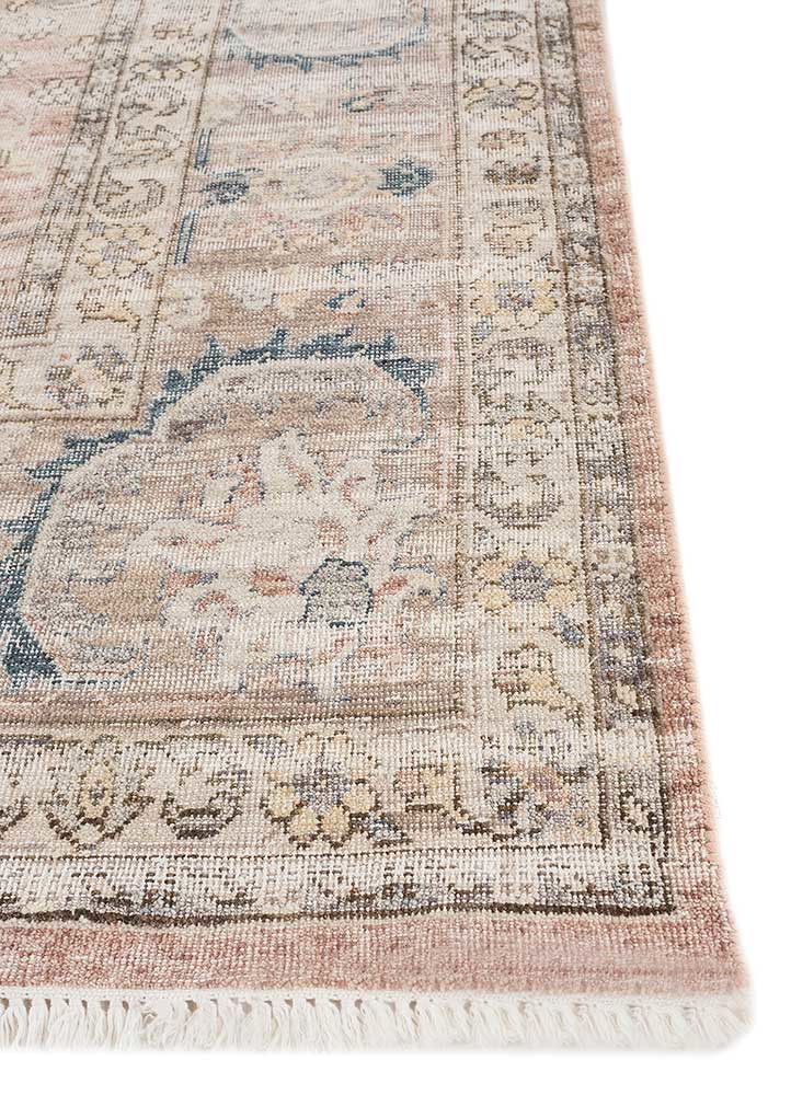 someplace in time beige and brown afghan wool Hand Knotted Rug - Corner someplace in time beige and brown afghan wool Hand Knotted Rug - Corner