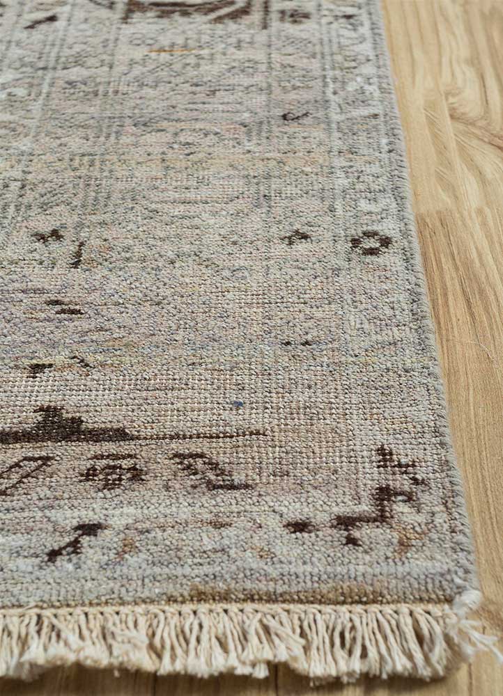 viscaya grey and black afghan wool Hand Knotted Rug - Corner viscaya grey and black afghan wool Hand Knotted Rug - Corner