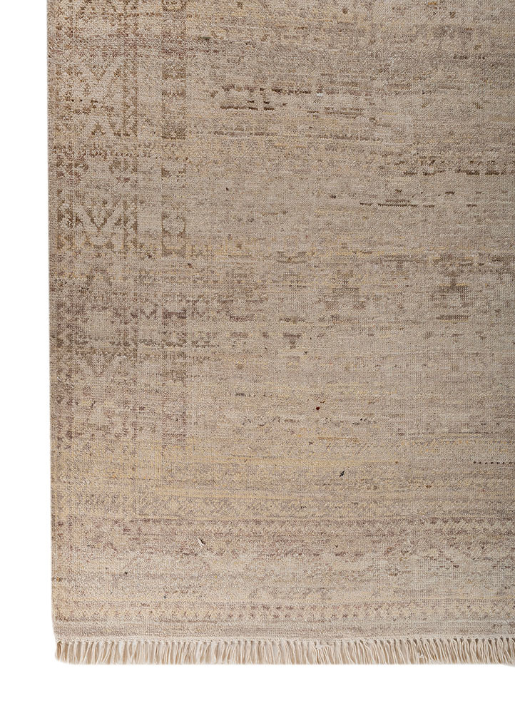someplace in time ivory wool Hand Knotted Rug - Corner someplace in time ivory wool Hand Knotted Rug - Corner