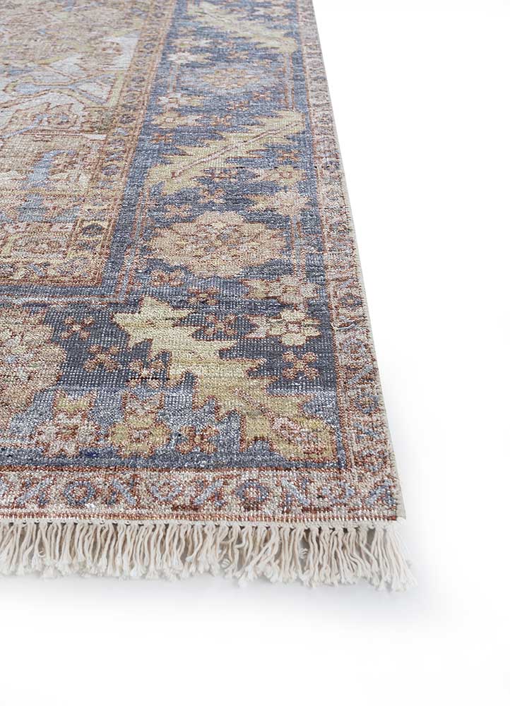 viscaya beige and brown afghan wool Hand Knotted Rug - Corner viscaya beige and brown afghan wool Hand Knotted Rug - Corner