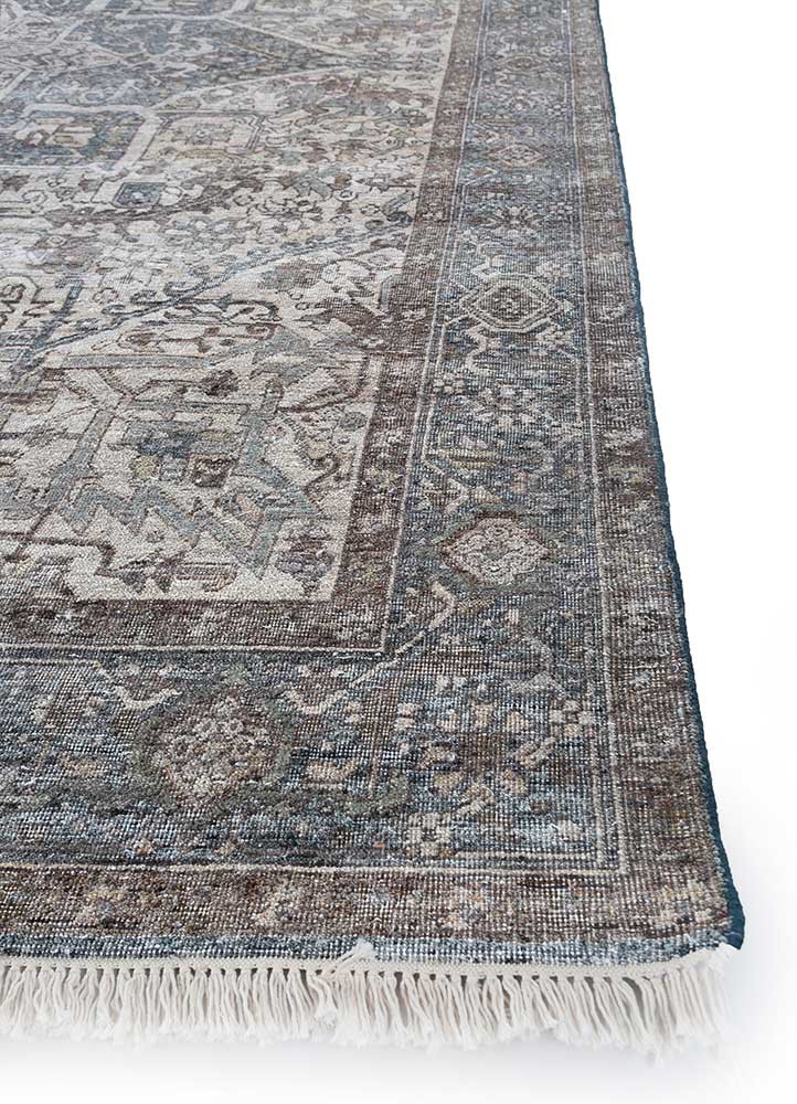 someplace in time gold wool Hand Knotted Rug - Corner someplace in time gold wool Hand Knotted Rug - Corner