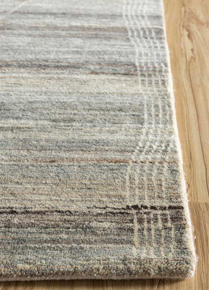 manifest beige and brown afghan wool Hand Knotted Rug - Corner manifest beige and brown afghan wool Hand Knotted Rug - Corner