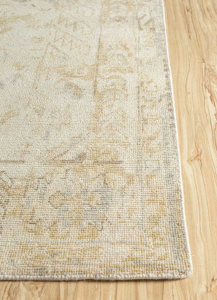 erbe gold wool Hand Knotted Rug - Corner erbe gold wool Hand Knotted Rug - Corner