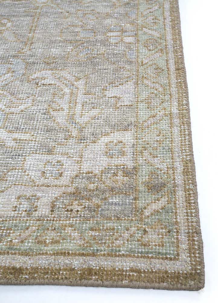 erbe grey and black wool Hand Knotted Rug - Corner erbe grey and black wool Hand Knotted Rug - Corner