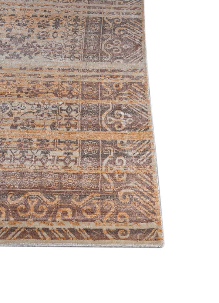 acar red and orange others Hand Loom Rug - Corner