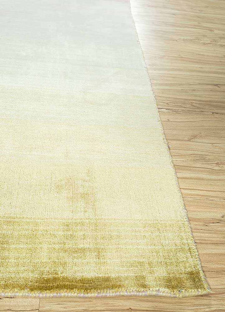 basis pink and purple viscose Hand Loom Rug - Corner