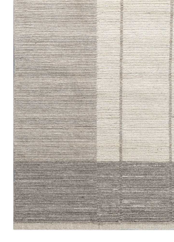 tesoro ivory wool Hand Loom Rug - Corner tesoro ivory wool Hand Loom Rug - Corner