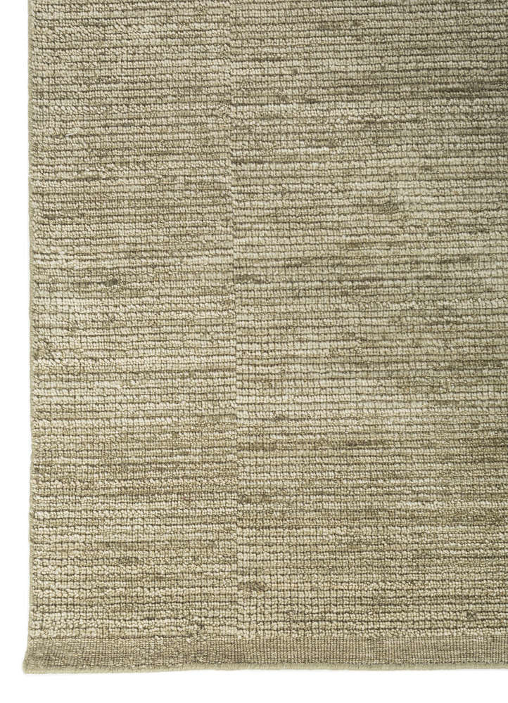 saga green wool Hand Loom Rug - Corner saga green wool Hand Loom Rug - Corner