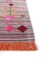 manchaha red and orange wool and bamboo silk Hand Knotted Rug - Corner manchaha red and orange wool and bamboo silk Hand Knotted Rug - Corner
