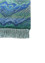 manchaha blue wool and bamboo silk Hand Knotted Rug - Corner manchaha blue wool and bamboo silk Hand Knotted Rug - Corner