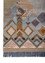 manchaha blue wool and bamboo silk Hand Knotted Rug - Corner manchaha blue wool and bamboo silk Hand Knotted Rug - Corner