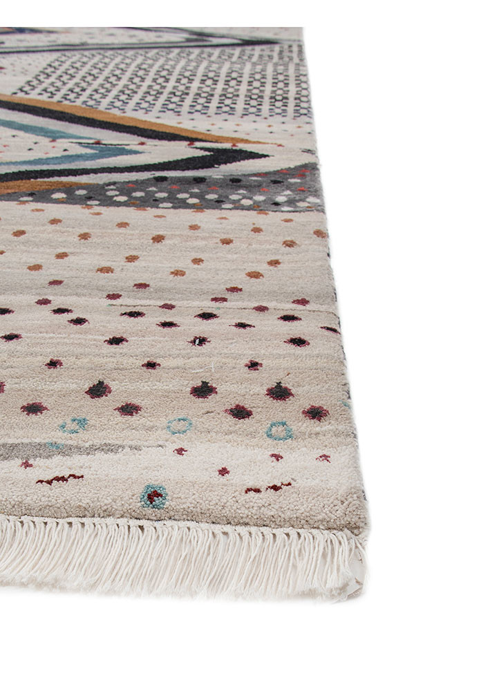 freedom manchaha ivory wool and bamboo silk Hand Knotted Rug - Corner freedom manchaha ivory wool and bamboo silk Hand Knotted Rug - Corner