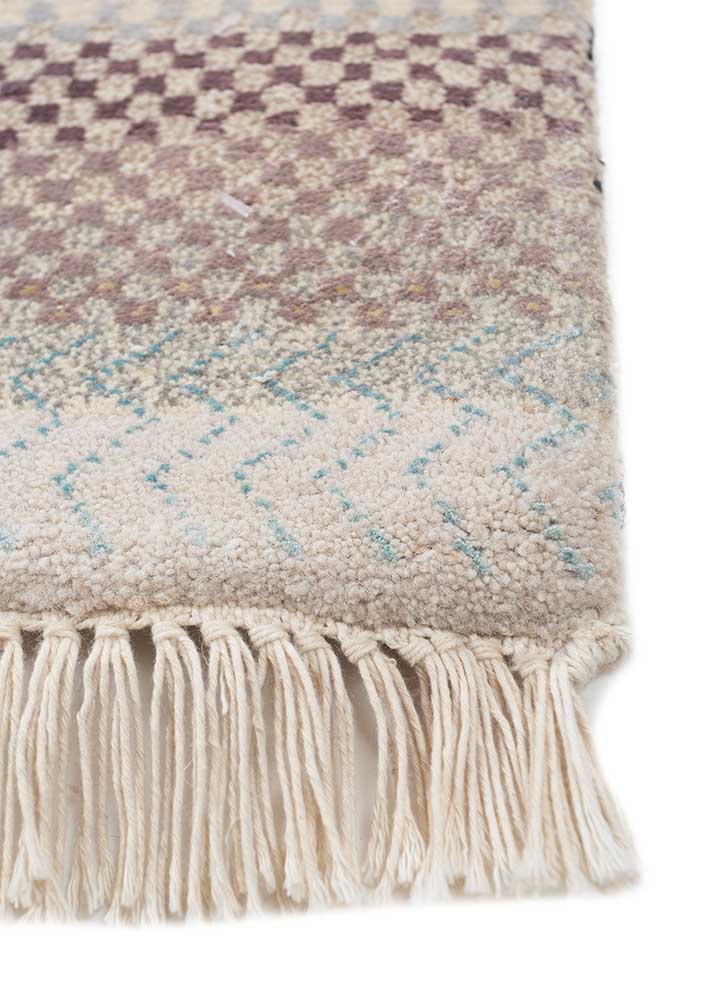 freedom manchaha ivory wool and bamboo silk Hand Knotted Rug - Corner freedom manchaha ivory wool and bamboo silk Hand Knotted Rug - Corner