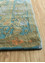 far east green wool and silk Hand Knotted Rug - Corner far east green wool and silk Hand Knotted Rug - Corner
