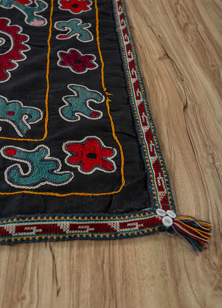 jean blue cotton Hand Loom Rug - Corner jean blue cotton Hand Loom Rug - Corner