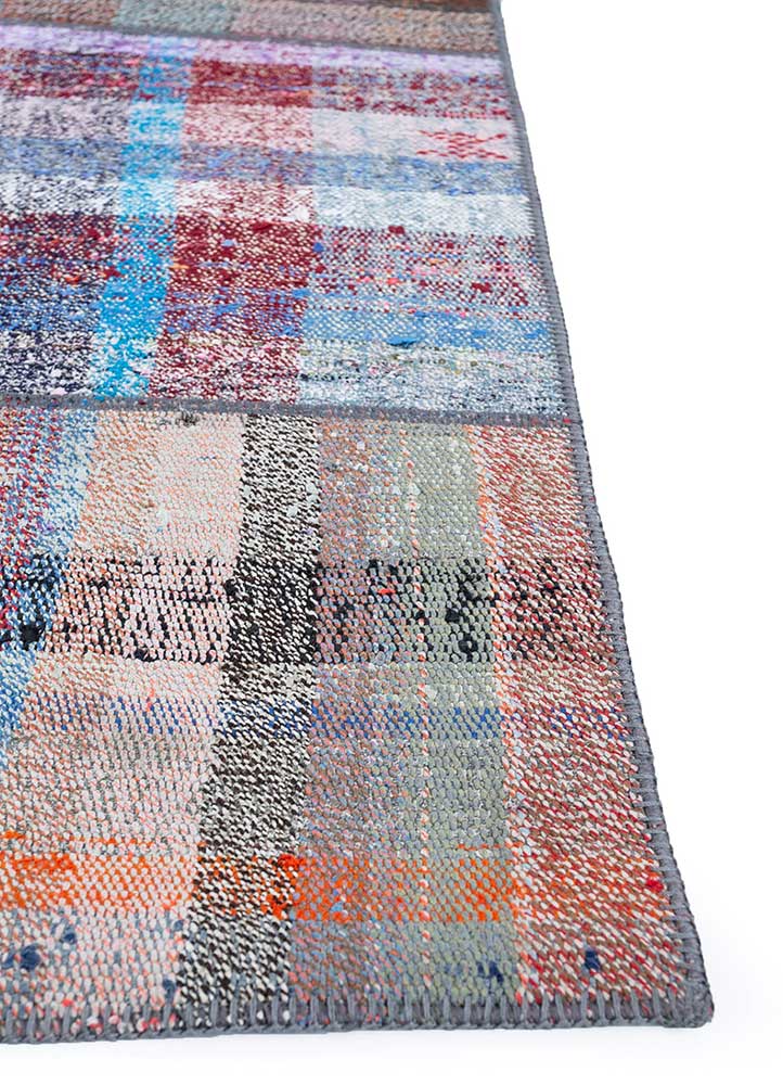 provenance multi wool Hand Knotted Rug - Corner