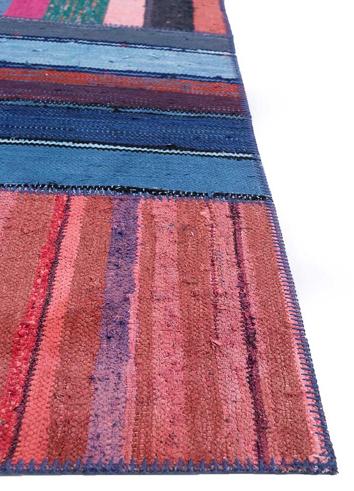 provenance multi wool Hand Knotted Rug - Corner