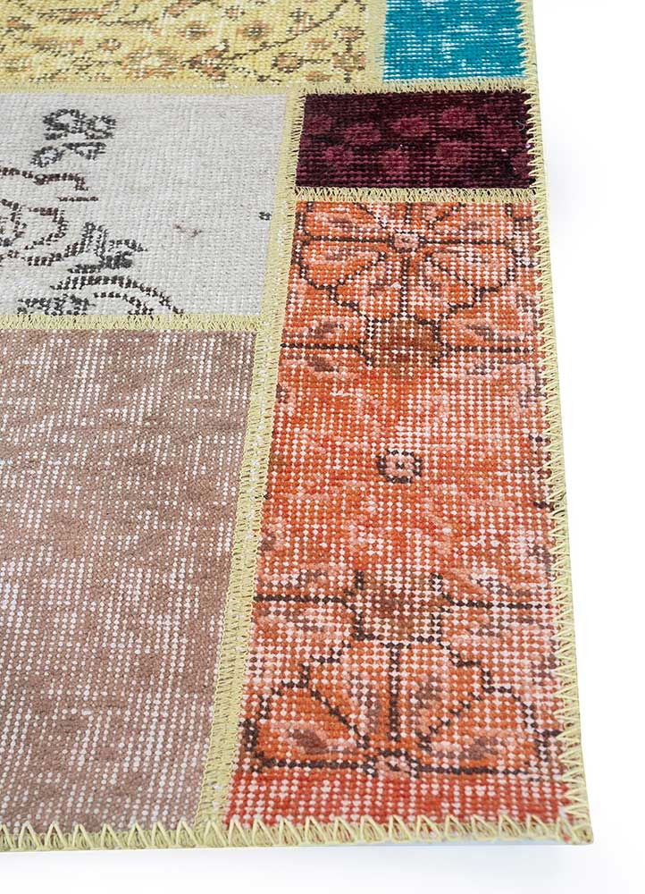 provenance multi wool Hand Knotted Rug - Corner