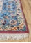 aalam blue wool Hand Knotted Rug - Corner aalam blue wool Hand Knotted Rug - Corner
