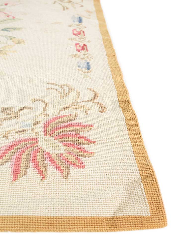 nayaab gold wool Flat Weaves Rug - Corner nayaab gold wool Flat Weaves Rug - Corner