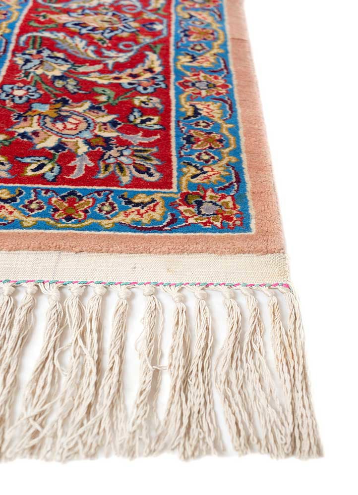 gulmarg blue wool Hand Knotted Rug - Corner gulmarg blue wool Hand Knotted Rug - Corner