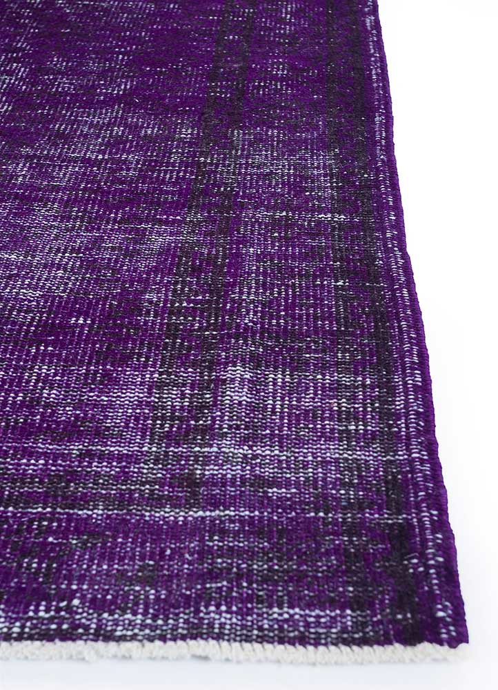 lacuna pink and purple wool Hand Knotted Rug - Corner lacuna pink and purple wool Hand Knotted Rug - Corner