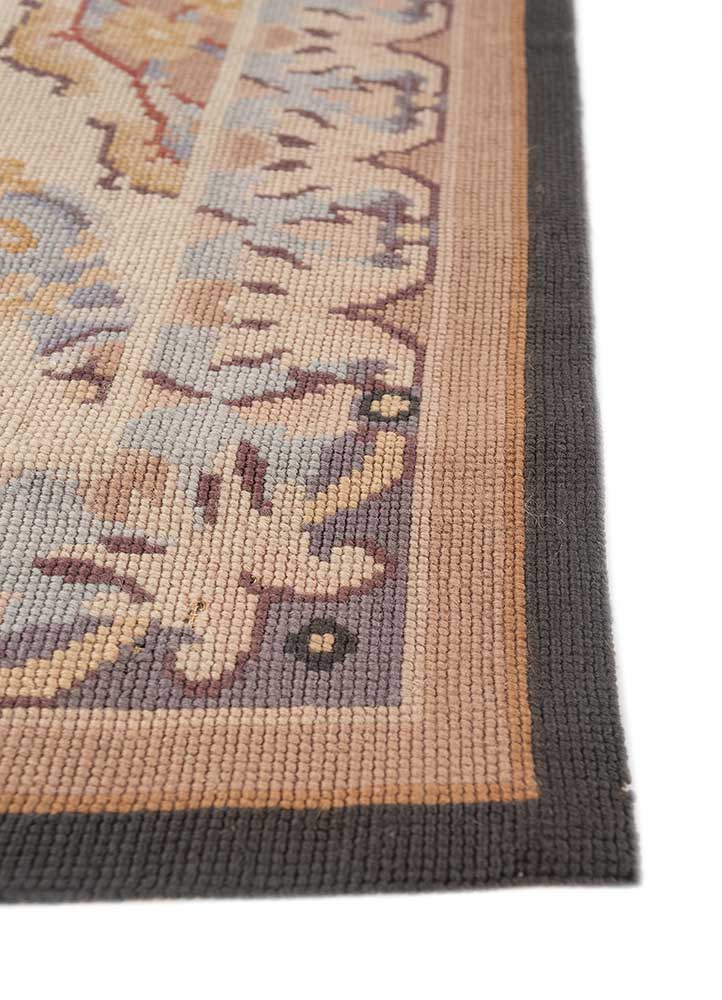 wall art green wool Hand woven Rug - Corner wall art green wool Hand woven Rug - Corner