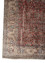 vintage red and orange wool and bamboo silk Hand Knotted Rug - Corner vintage red and orange wool and bamboo silk Hand Knotted Rug - Corner