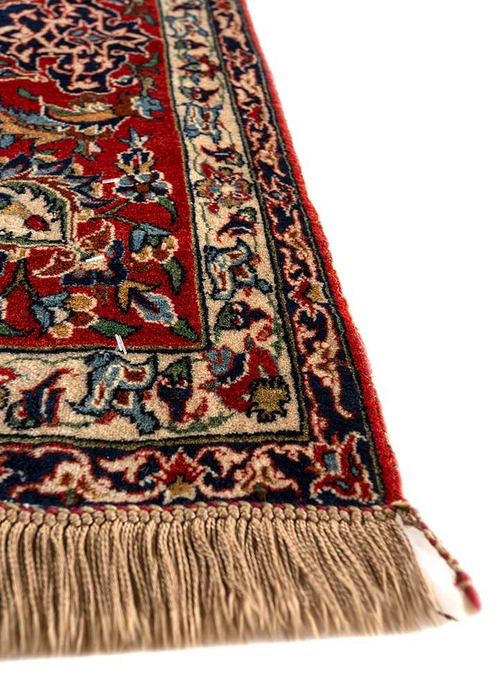 aalam ivory wool Hand Knotted Rug - Corner aalam ivory wool Hand Knotted Rug - Corner