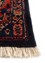 aalam blue wool Hand Knotted Rug - Corner aalam blue wool Hand Knotted Rug - Corner