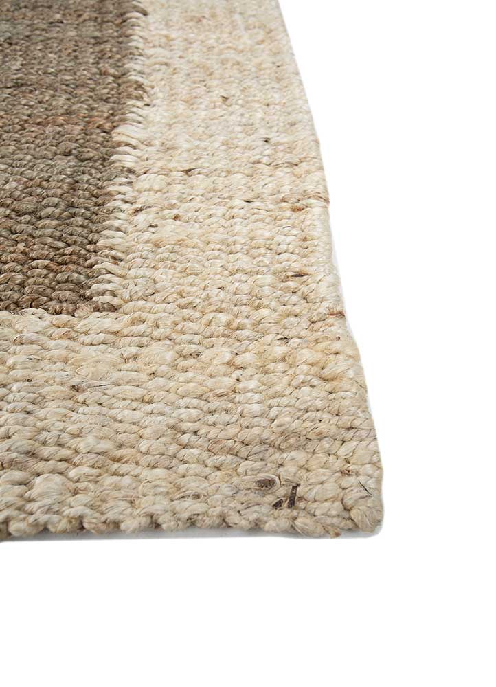 nomadic threads ivory jute and hemp Flat Weaves Rug - Corner