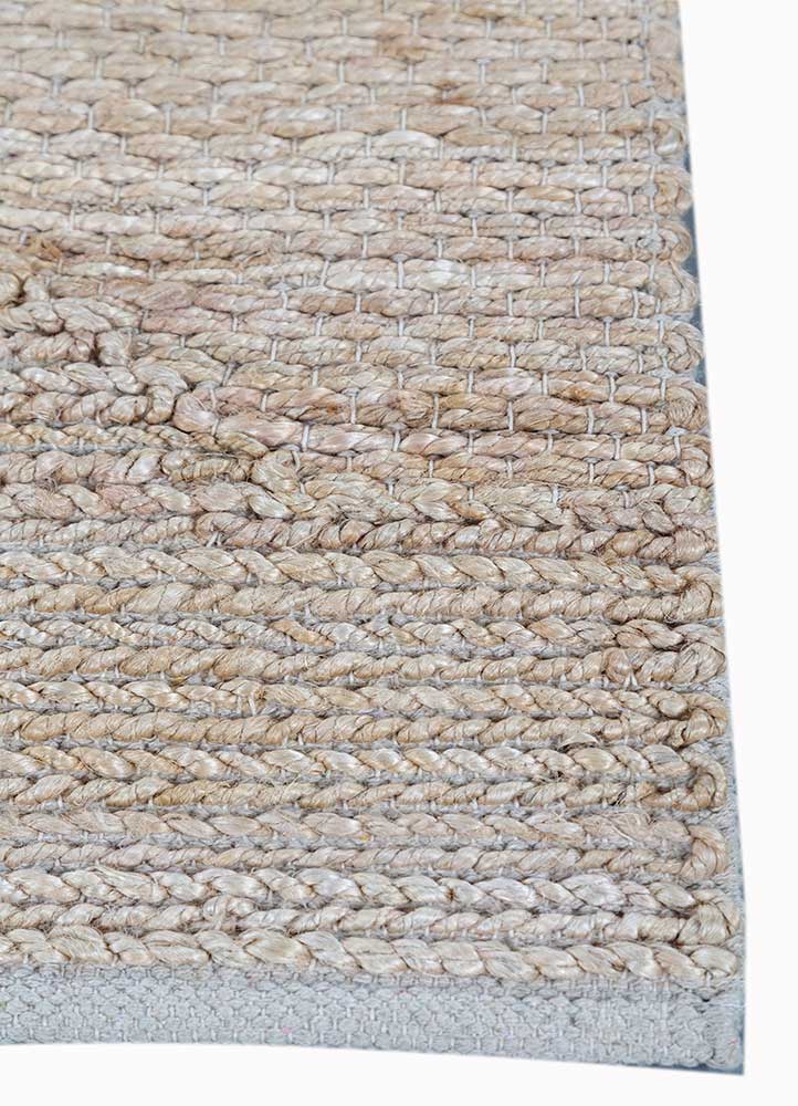 nomadic threads ivory jute and hemp Flat Weaves Rug - Corner