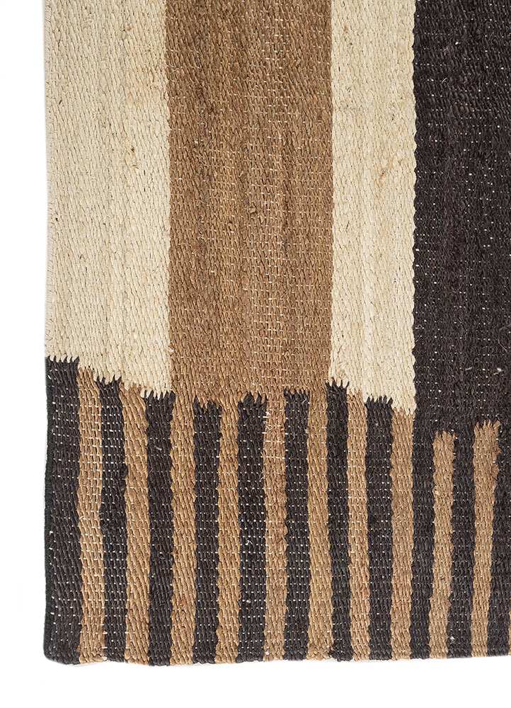 nomadic threads ivory jute and hemp Flat Weaves Rug - Corner