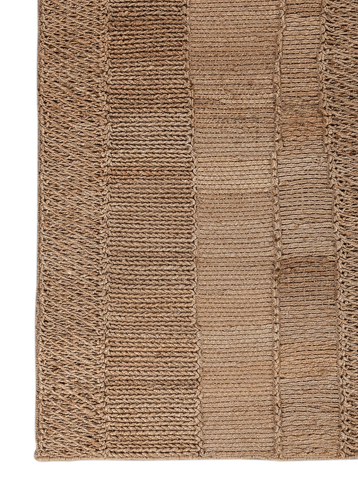 nomadic threads beige and brown jute and hemp Flat Weaves Rug - Corner nomadic threads beige and brown jute and hemp Flat Weaves Rug - Corner
