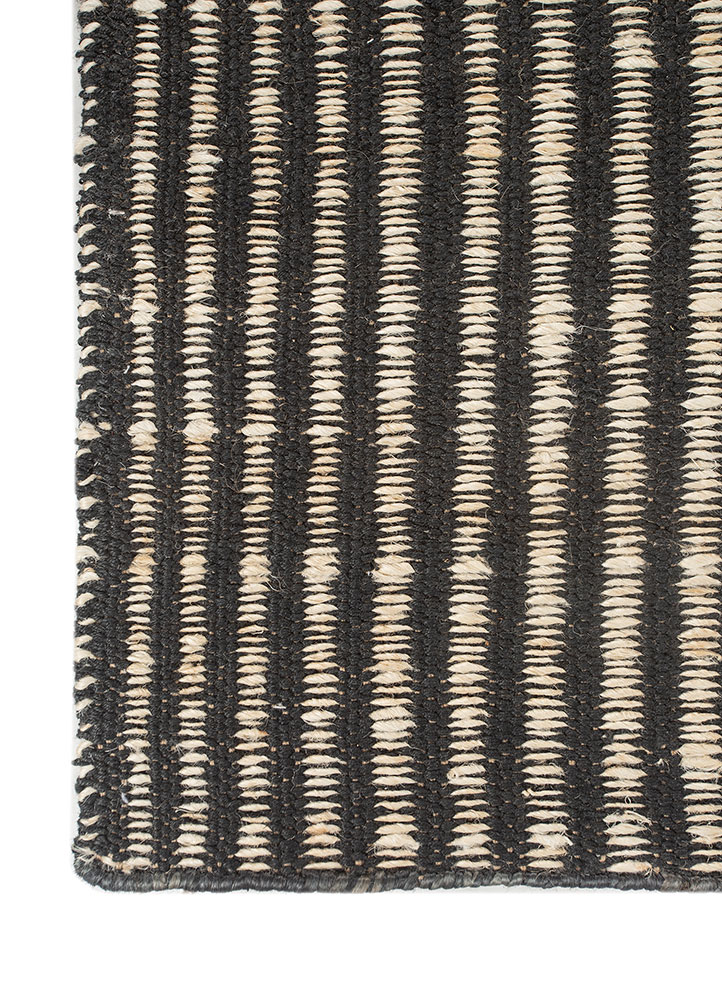 nomadic threads ivory jute and hemp Flat Weaves Rug - Corner