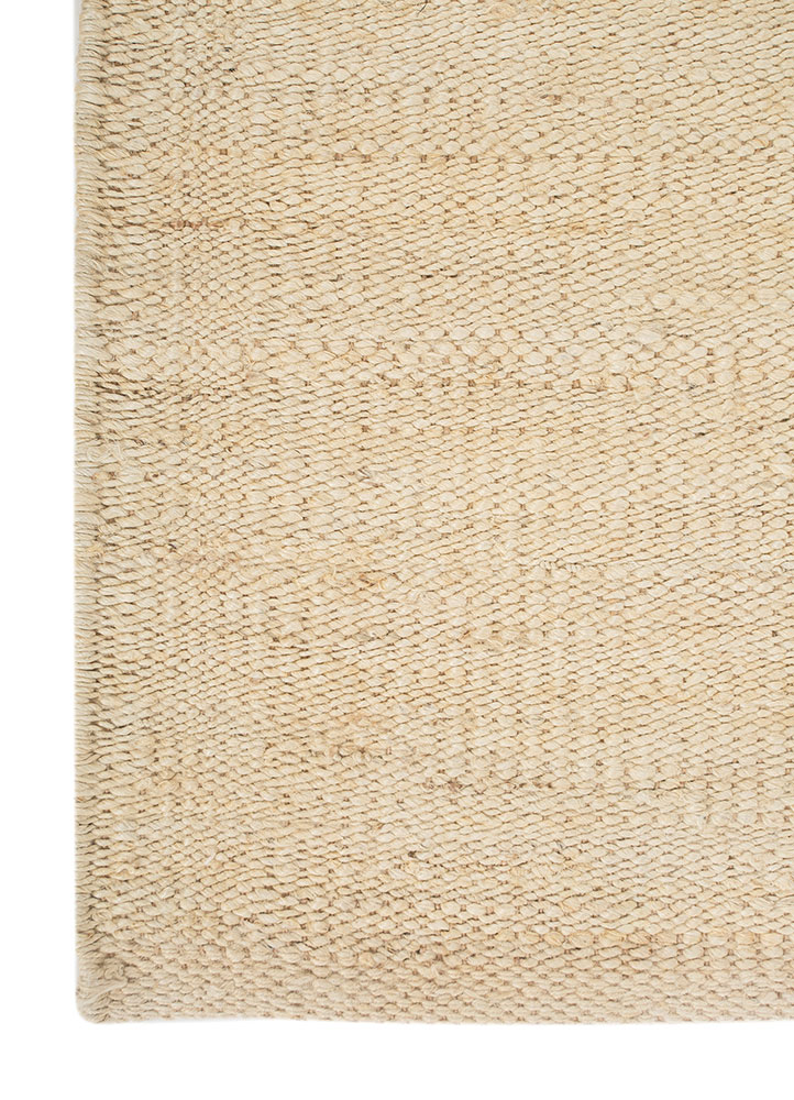 nomadic threads ivory jute and hemp Flat Weaves Rug - Corner