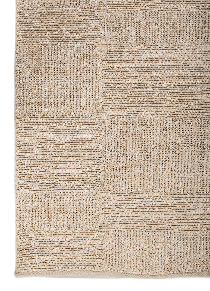 nomadic threads ivory jute and hemp Flat Weaves Rug - Corner