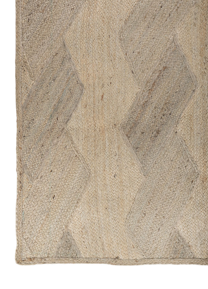 nomadic threads green jute and hemp Flat Weaves Rug - Corner