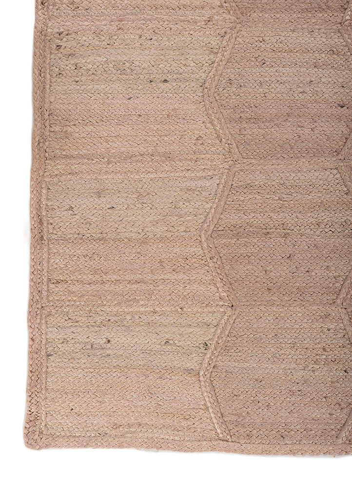 nomadic threads red and orange jute and hemp Flat Weaves Rug - Corner