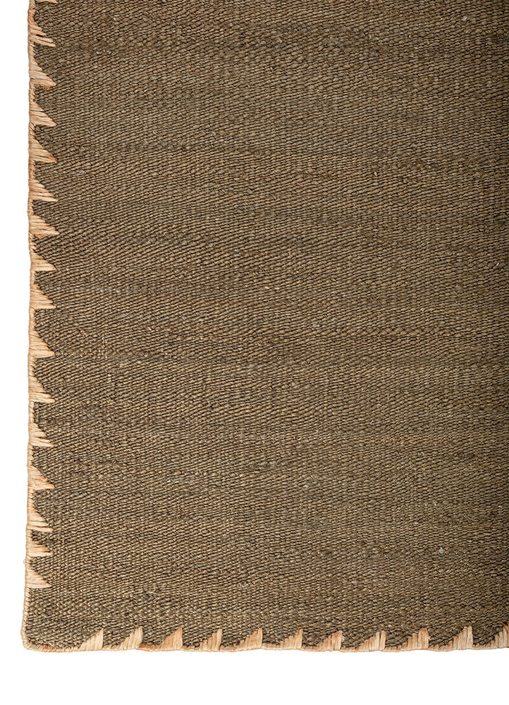 nomadic threads green jute and hemp Flat Weaves Rug - Corner nomadic threads green jute and hemp Flat Weaves Rug - Corner