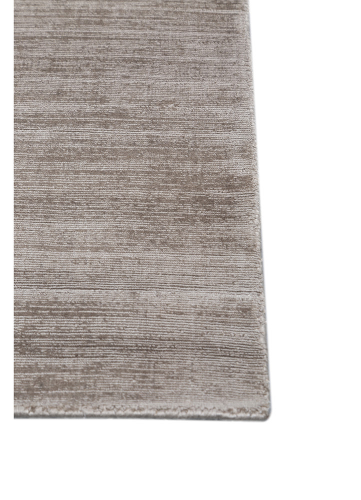 basis grey and black viscose Hand Loom Rug - Corner basis grey and black viscose Hand Loom Rug - Corner