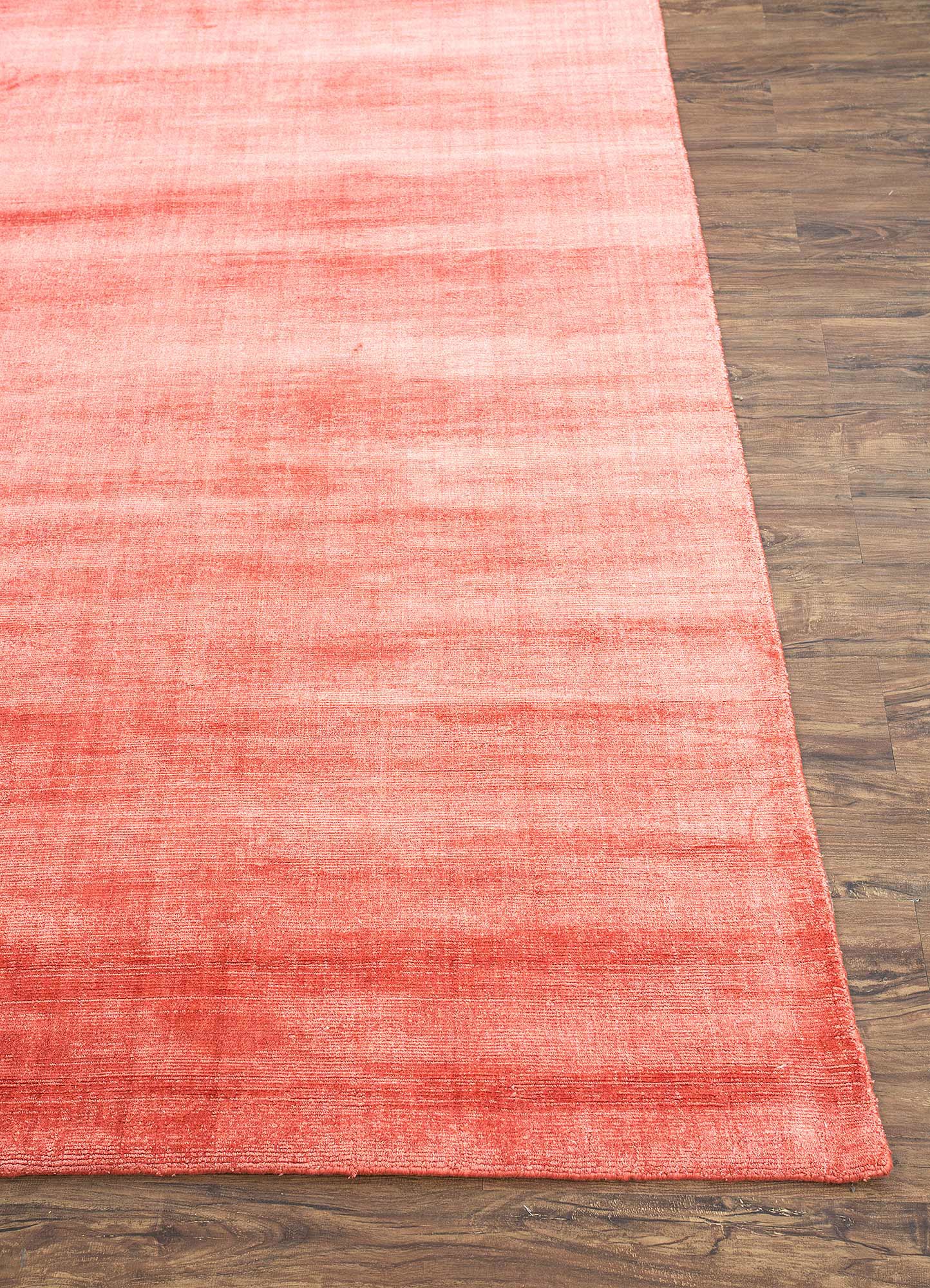 basis red and orange viscose Hand Loom Rug - Corner basis red and orange viscose Hand Loom Rug - Corner