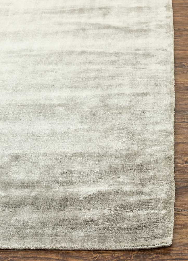 basis blue viscose Hand Loom Rug - Corner basis blue viscose Hand Loom Rug - Corner