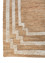 nomadic threads beige and brown jute and hemp Hand Knotted Rug - Corner nomadic threads beige and brown jute and hemp Hand Knotted Rug - Corner