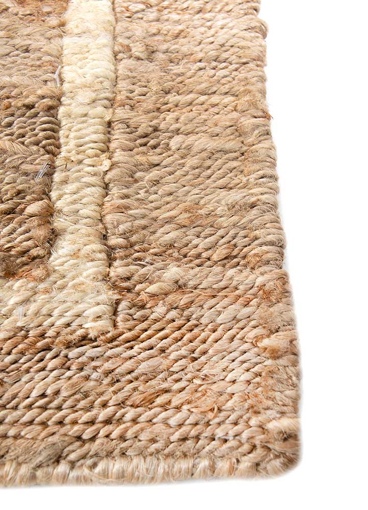 thyme ivory jute and hemp Hand Knotted Rug - Corner thyme ivory jute and hemp Hand Knotted Rug - Corner