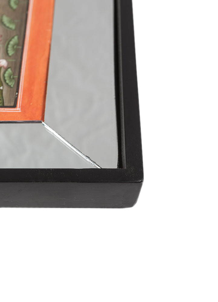 pichwai art green cotton cloth ART WORK Rug - Corner pichwai art green cotton cloth ART WORK Rug - Corner