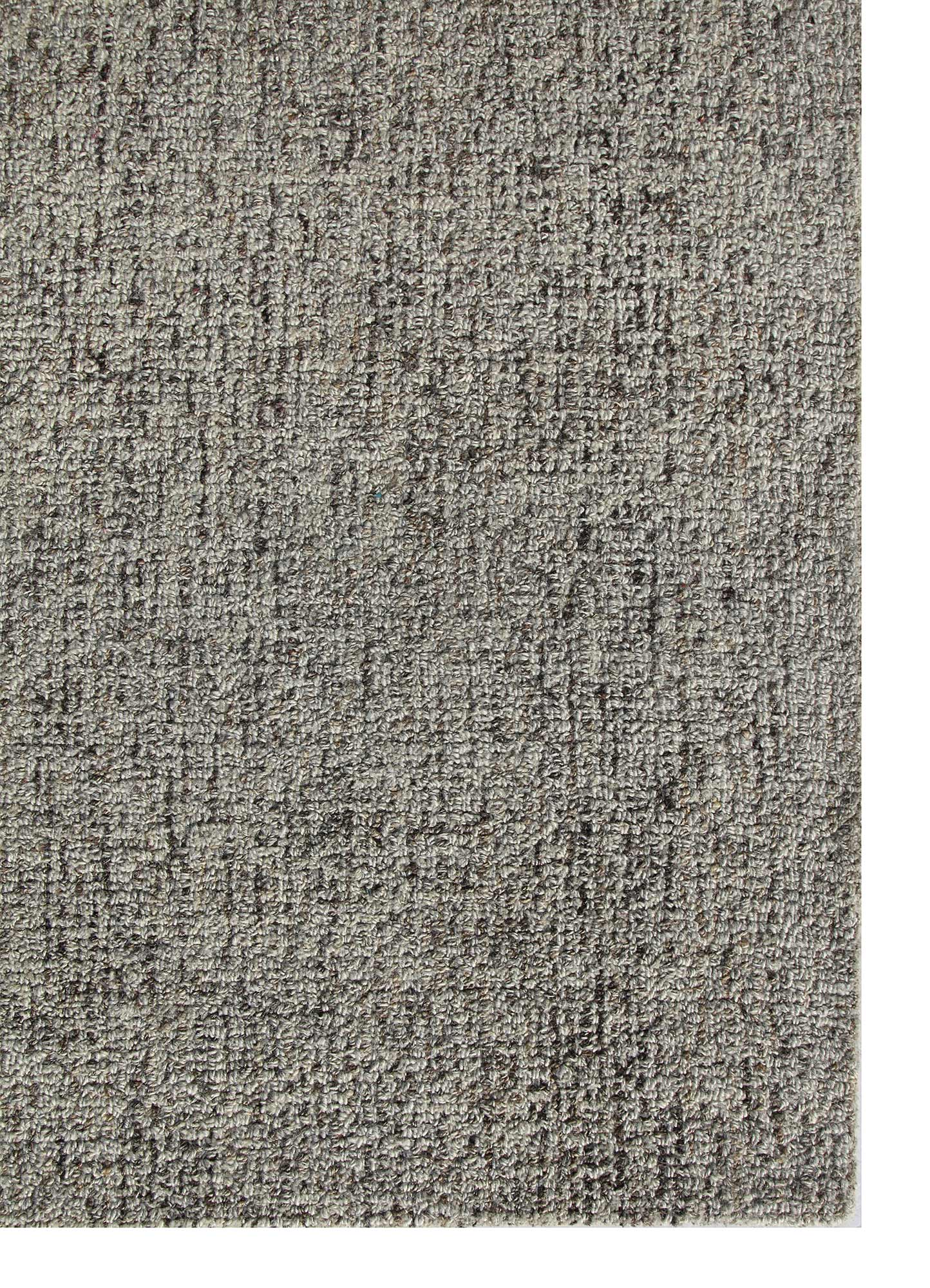 pathways ivory wool Hand Tufted Rug - Corner