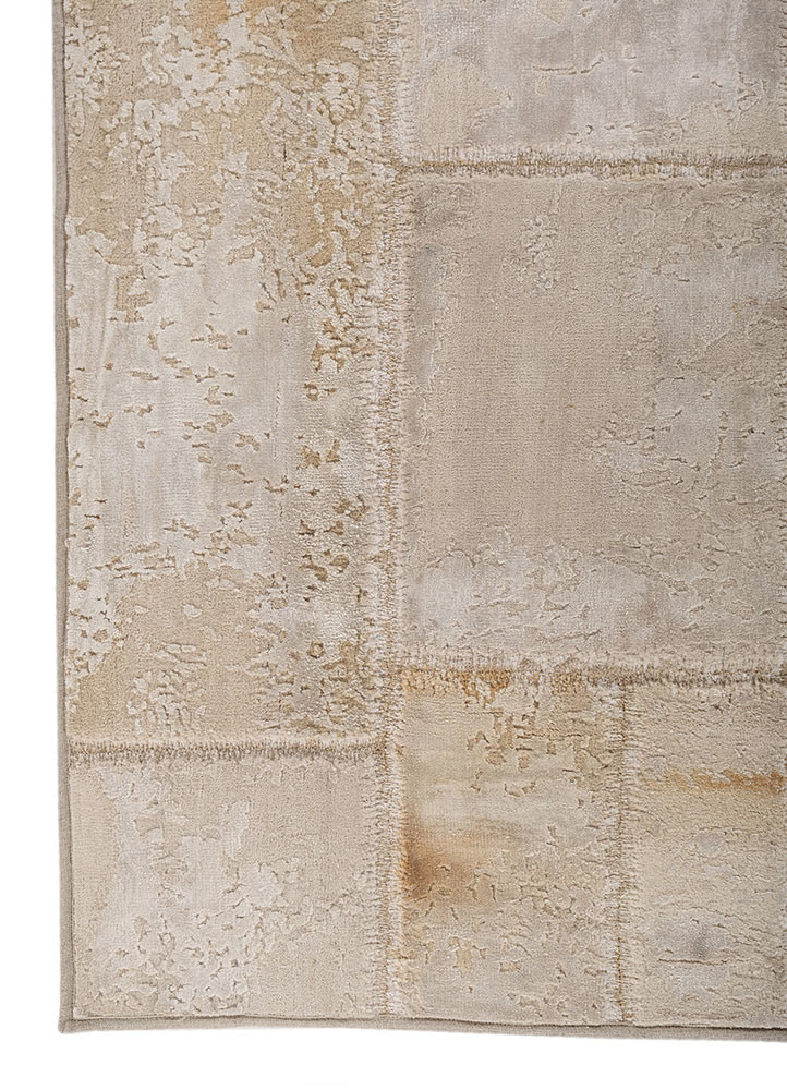 provenance ivory wool and bamboo silk Hand Knotted Rug - Corner provenance ivory wool and bamboo silk Hand Knotted Rug - Corner