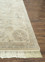aurora ivory wool and silk Hand Knotted Rug - Corner aurora ivory wool and silk Hand Knotted Rug - Corner